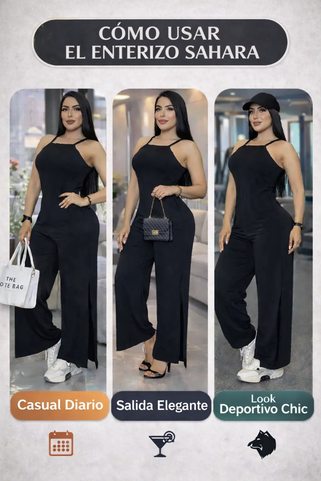 Cómo usar el enterizo Sahara