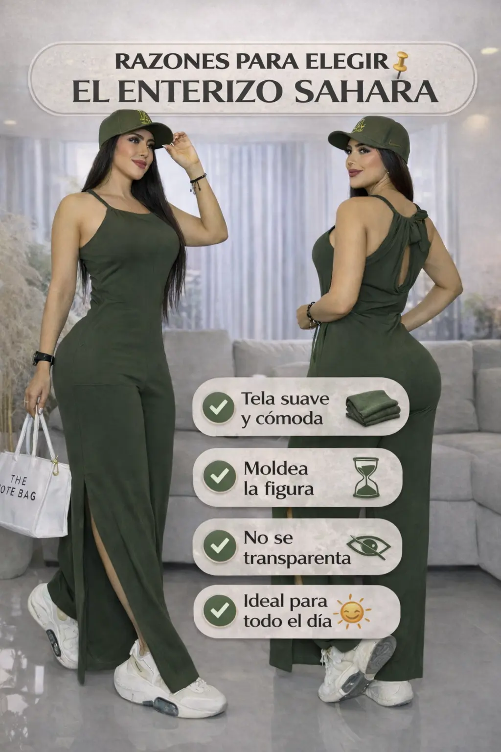 Elegancia y confort con Enterizo Sahara